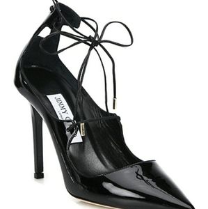 NWT Jimmy Choo Vita 100 Lace-Up Pumps